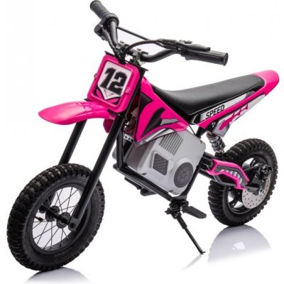 Mamido Cross 350W 36V dětská elektrická motorka růžová – Zboží Mobilmania