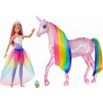 Barbie Dreamtopia Magický kouzelný lehký jednorožec s panenkou – Hledejceny.cz