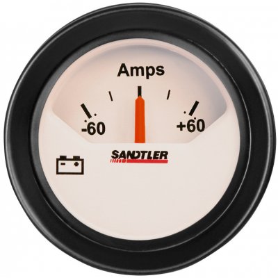 Sandtler série Racing přídavný ukazatel - ampermetr
