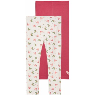 Lupilu Dívčí legíny, červená/2 kusy růžová – Sleviste.cz