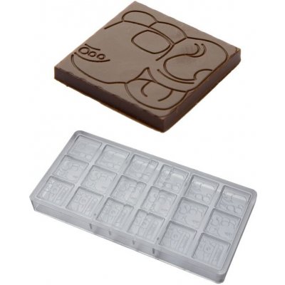 Forma na čokoládové Neapolitánky 5g (Glifi) 3x6 tvarů/forma – Zboží Mobilmania