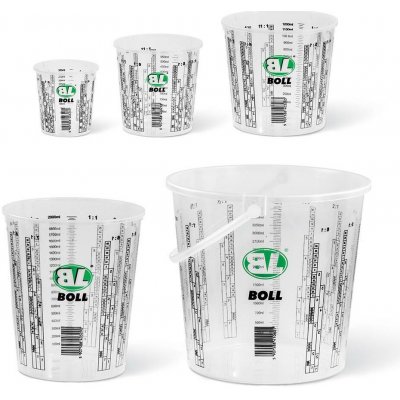 BOLL Míchací kelímek plastový se stupnicí – lakýrnická odměrka 1,3l, 0070233 – Sleviste.cz