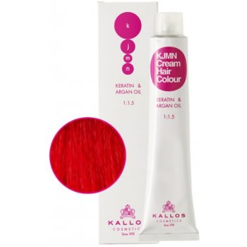 Kallos KJMN s keratinem a arganovým olejem 0.66 Red Cream Hair Colour 1:1.5 100 ml