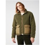 Wrangler pánská bunda z umělého kožíšku zelená – Zboží Mobilmania