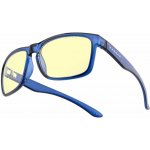 GUNNAR INTERCEPT CRYSTAL COBALT jantarová skla, modré obroučky INT-03401 – Zboží Živě