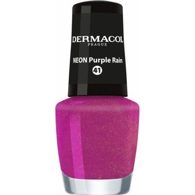 Dermacol lak na nehty Neon Purple Rain 41 5 ml – Zboží Mobilmania