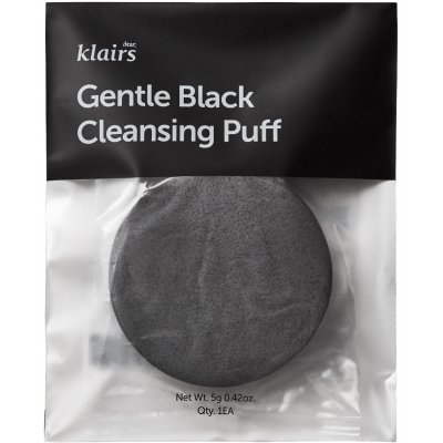 Klairs Gentle Black Cleansing Puff čisticí houbička na obličej – Zboží Mobilmania