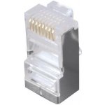 Solarix KRJS45/5SLD Konektor RJ45 CAT5E STP 8p8c stíněný neskládaný na drát KRJS45/5SLD