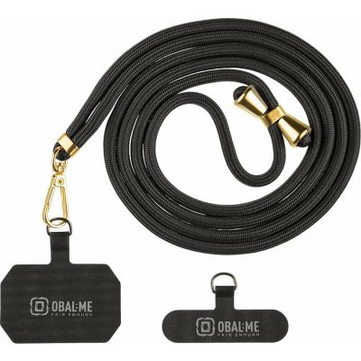 OBAL:ME NeckTag Allure Popruh na Telefon Black – Sleviste.cz