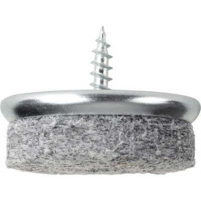 Walteco Filcový kluzák s vrutem, průměr 30mm, šedý, 4ks , 84991 – Sleviste.cz