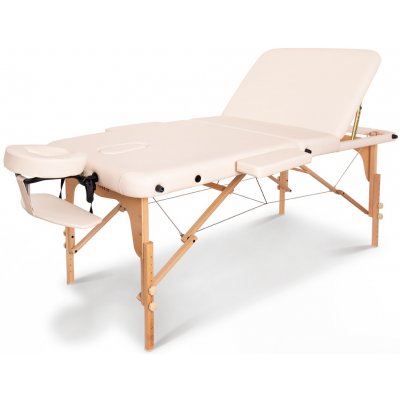 Fabulo USA Dřevěný masážní stůl Fabulo UNO Plus Set 186 x 71 cm 4 barvy Barva: krémová 186 x 71 cm 15,2 kg 6 barev – Zboží Dáma
