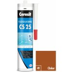 Ceresit CS 25 sanitární silikon 280 g clinker – Zboží Mobilmania