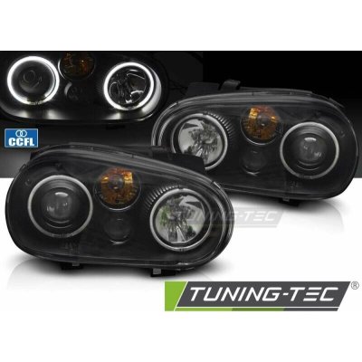 Přední světla ANGEL EYES CCFL VW GOLF IV 97-03, ČERNÉ – Hledejceny.cz