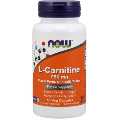 Now Foods L-Carnitine CarniPure 250 mg 60 kapslí