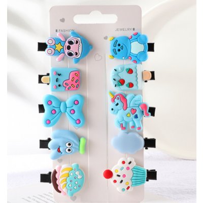 B-TOP Sada 10 ks dětských sponek do vlasů Typ: Typ 1 – Hledejceny.cz