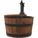 zahrada-XL Zahradní fontána s čerpadlem 28 x 28 x 34,5 cm masivní jedle – Hledejceny.cz