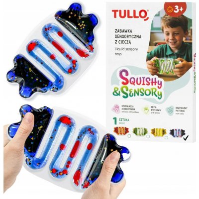 Tullo senzorická hračka s tekutinou modrá – Zboží Dáma