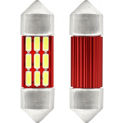 LED CANBUS 4014 12SMD Festoon C5W C10W C3W 31mm White 12V/24V, AMiO 01631 – Hledejceny.cz
