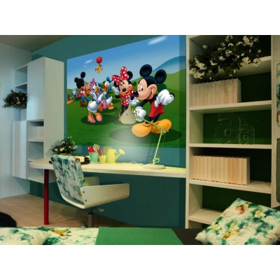 AG Design FTDNM-5212 Dětská vliesová fototapeta Mickey a kamarádi rozměry 160 x 110 cm