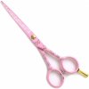 Kadeřnické nůžky Pro Feel Japan YS-3-55 Pink Butterfly profesionální kadeřnické nůžky na vlasy 5,5' růžové