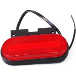 poziční LED světlo 12/24V, s držákem, červené – Zboží Mobilmania