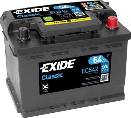 Exide Classic 12V 54Ah 500A EC542