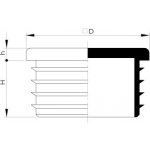 Záslepka kulatá černá PE-LD 40 / 3-5 | Zboží Auto