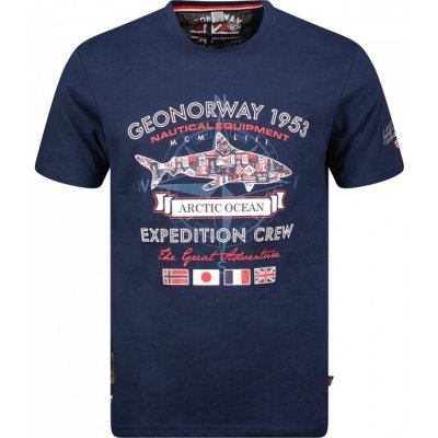 Geographical Norway tričko pánské J-SHARK men tmavě modrá – Hledejceny.cz