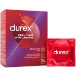 Durex Feel Thin Extra Lubricated 24 ks – Zboží Dáma