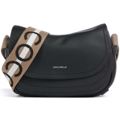 Coccinelle kožená crossbody kabelka překlápka černá – Hledejceny.cz