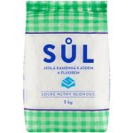 Solné Mlýny sůl jedlá kamenná s jodem a fluorem 1 kg – Zboží Dáma