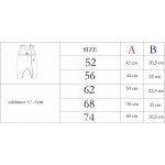 Nicol Kojenecké bavlněné dupačky Max light – Zboží Dáma