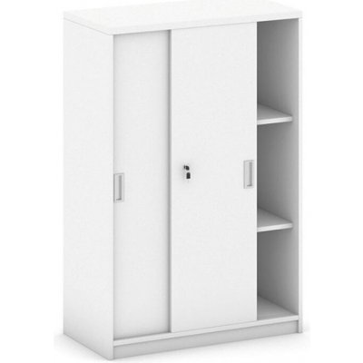 Mirelli, Skříň zasouvací 800 x 400 x 1200 mm, bílá – Zboží Dáma