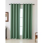 MKLuzkoviny.cz Blackout závěsy Elias olivová – 140 × 180 cm (2 ks) - kroužky – Zboží Dáma