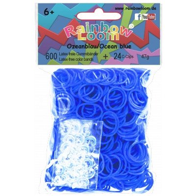 RAINBOW LOOM Original gumičky 600 kusů ocean modrá – Zbozi.Blesk.cz
