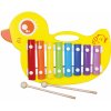 Dětská hudební hračka a nástroj Viga dřevěný xylofon kačenka