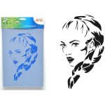 Plastová šablona 20 x 30 cm Tvář 1 – Zboží Dáma Plastová šablona 20 x 30 cm Tvář 1 – Zboží Dáma