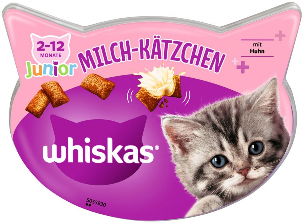 Whiskas Mléčná svačinka pro koťata 8 x 55 g