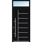 OknaDvereNaMiru.cz Vchodové dveře INOX 1833 + Nadsvětlík bílá 100 x 220 cm – Hledejceny.cz