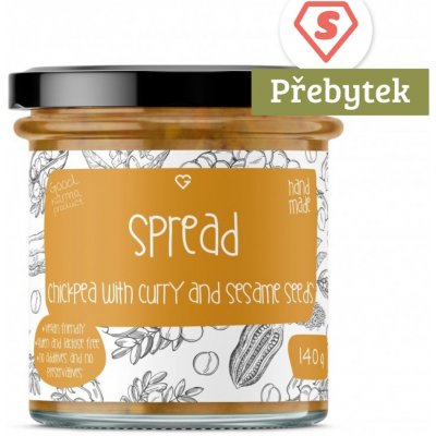 Goodie Pomazánka Cizrnová s kari a sezamovým semínkem 140 g – Zboží Dáma
