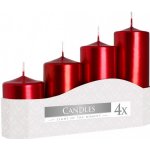 Bispol adventní schody 50/4 metalik červená – Hledejceny.cz