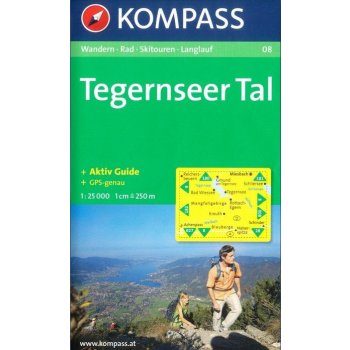 Tegernseer Tal (Kompass - 08) - turistická mapa