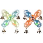 Flamingo kytička plastová se zvonky 9 x 6 x 11 cm – Zboží Mobilmania