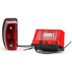 WAS Osvětlení SPZ registrační značky LED W55/247 12-24V červené | Zboží Auto