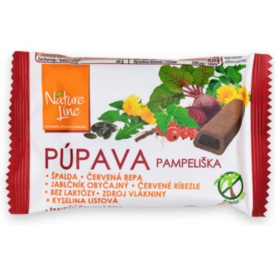 Nature Line Púpava celozrnné sušenky s náplní z červené řepy a kořene pampelišky 50 g – Sleviste.cz