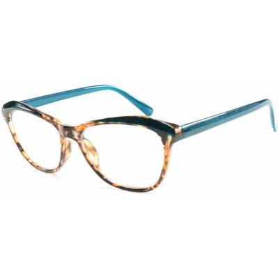 OPTIC+ All right dioptrické čtecí brýle tygrované tyrkysová