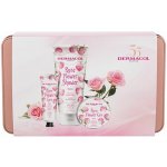 Dermacol Flower Care Rose tělové máslo 75 ml + krém na ruce 30 ml + sprchový krém 200 ml dárková sada – Zbozi.Blesk.cz