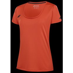 Babolat Play Cap Sleeve Top Girl Fiesta Red