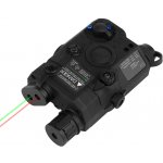 Imperator Tactical AN/PEQ-15-C LED svítilna + červený a zelený laser černá – Hledejceny.cz