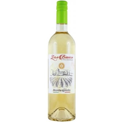 Montespada Zero Bianco 0% 0,75 l (holá láhev) – Zboží Dáma